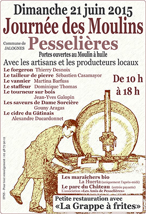 Journée des Moulins de Pesselières